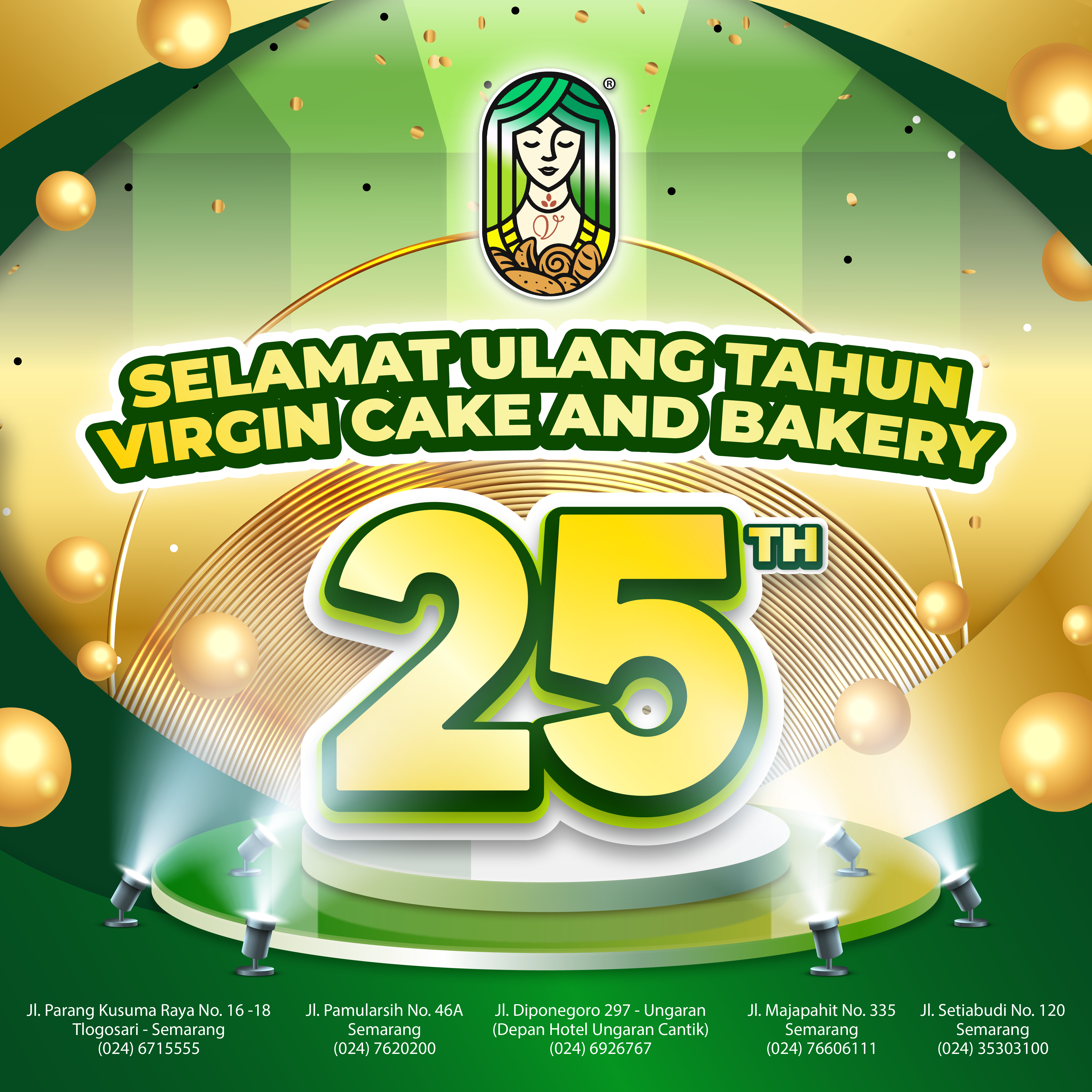 25 Tahun Roti Berkualitas, 25 Tahun Perjalanan Manis Bersama Anda!